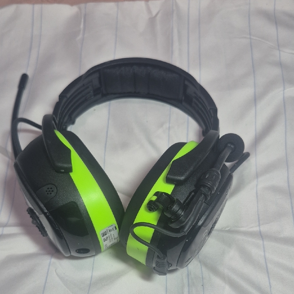 Black and Green Gaming Headset